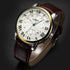 Modern Men Fashion Watch Sport Analog Military Leather Wristwatches Round Classic Design For Mens