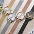 New Fashion Gold Women Watches Luxury Quartz Sport Waterproof Wrist Watch Round Style