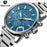 Sport Business Chronograph Steel Men Watches Top Luxury Quartz Male Analog Fashion Watchwrist