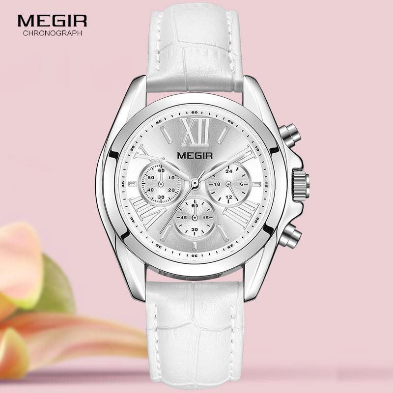 New Luxury White Women Watch Modern Sport Design Quartz Waterproof Wristwatch Business Style For Women