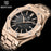 Men's Fashion Watch Luxury Men Stainless Steel Band Quartz Watch Analog Waterproof Sports Military Watches