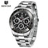 Luxury Men Watches Scratch Resistant Full Stainless Steel Strap Waterproof Sport Quartz Watch Men Fashion Date Clock Chronograph