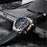 Multifunction Luxury 2021 Men's Watch Quartz Genuine Leather Strap Sport Chronograph Waterproof Men Wrist Watch