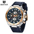 Multifunction Luxury 2021 Men's Watch Quartz Genuine Leather Strap Sport Chronograph Waterproof Men Wrist Watch