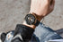 Multifunction Luxury 2021 Men's Watch Quartz Genuine Leather Strap Sport Chronograph Waterproof Men Wrist Watch