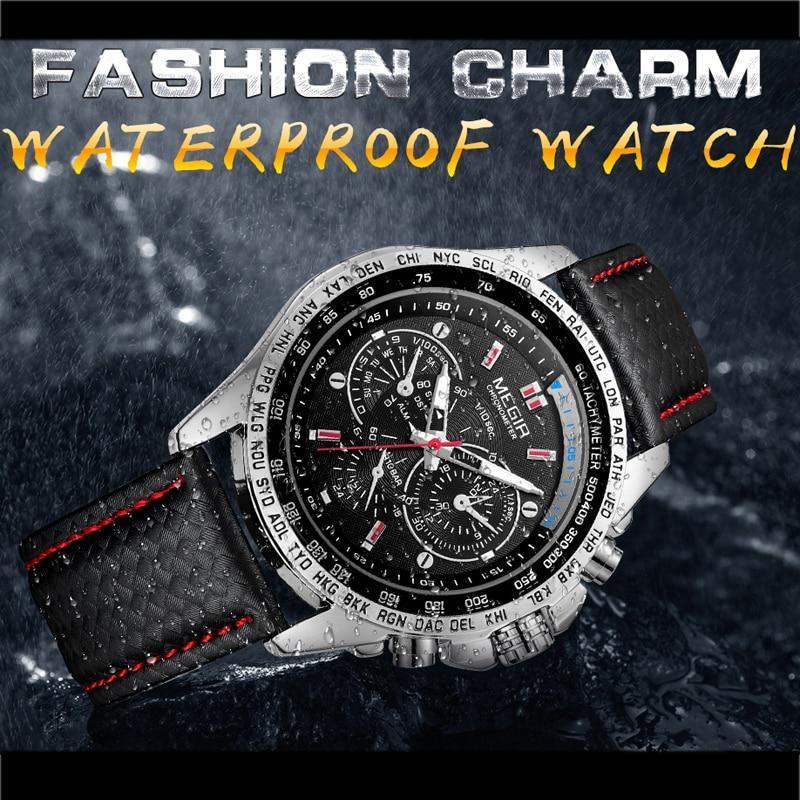 Classic Mens Fashion Quartz Watches Luxury Luminous Waterproof Men Wrist Watch Elegant Design For Men