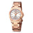 Luxury Gold Rose Women Watches Elegant Modern Waterproof Analog Wristwatch Stylish Design For Womens