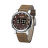 New Military Sport Watches Luxury Brown Leather Strap Quartz Wrist Watch Stylish Roller Watch For Men