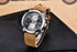 Luxury New Men's Sport Wrist Watches Military Leather Waterproof Watch Luminous Hands Mens Watches