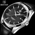 Leather Fashion Sport Men's Watches Luxury Military Quartz Analog Waterproof Men Watch