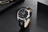 Leather Fashion Sport Men's Watches Luxury Military Quartz Analog Waterproof Men Watch