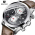 Luxury New Men's Sport Wrist Watches Military Leather Waterproof Watch Luminous Hands Mens Watches