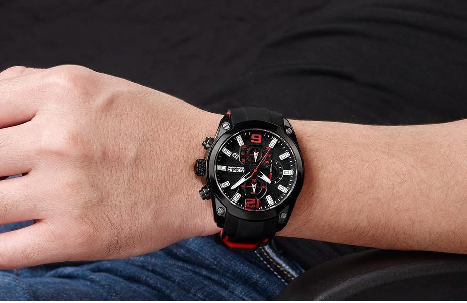 New Men's Modern Quartz Watches Analog Waterproof Fashion Luminous Wristswatch For Man