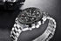 New 2021 Men Silver Blue Watch Business Analog Chronogragh Full Steel Luxury Casual Male Waterproof Sports Design Watches