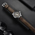 2021 New Simple Business Quartz Men Wristwatch Luxury Casual Leather Strap Waterproof Watch