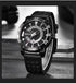 Luxury Men Fashion Watches Quartz Wrist Watches Military Casual Leather Strap Waterproof Elegant Watch