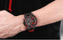 Modern Men's Black Quartz Watches Sports Silicone Strap Luminous Hands Wristwatch Luxury Waterproof Analog Watch