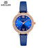 2021 Luxury New Fashion Womens Watch Waterproof Quartz Wristwatch Crystal Round Design Modern Leather Strap