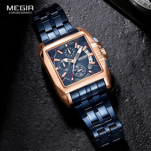 New Business Men's Watches Analog Waterproof Luminous Quartz Men Stylish Wrist Watch