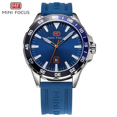 Sport Orange Mens Watch Waterproof Quartz Analog Watches Fashion Silicone Strap Classic Design For Men