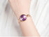 Small Fashion Round Womens Watch Quartz Luxury Rose Gold  Shine Color Waterproof WristWatch For Women