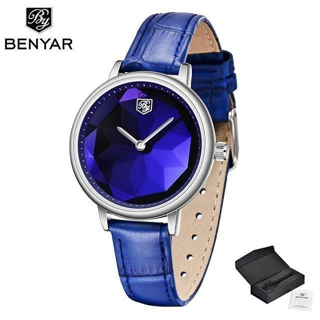 New Fashion Women's Watches Casual Sport Leather Strap Waterproof Analog Quartz Watch