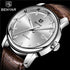 Classic New Sport Watch Top Luxury Automatic Mechanical Male Watches Water Resistent Genuine Leather Casual Men Wristwatch