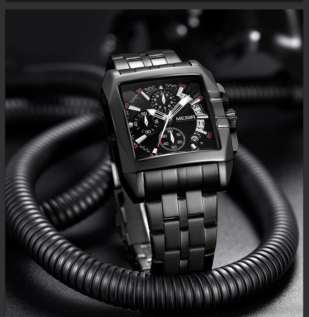 New Business Men's Watches Analog Waterproof Luminous Quartz Men Stylish Wrist Watch