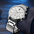 Sport Business Chronograph Steel Men Watches Top Luxury Quartz Male Analog Fashion Watchwrist