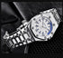 Luxury Stainless Steel Quartz Watch Men Military Watch Causal Fashion Excellent Wristwatch