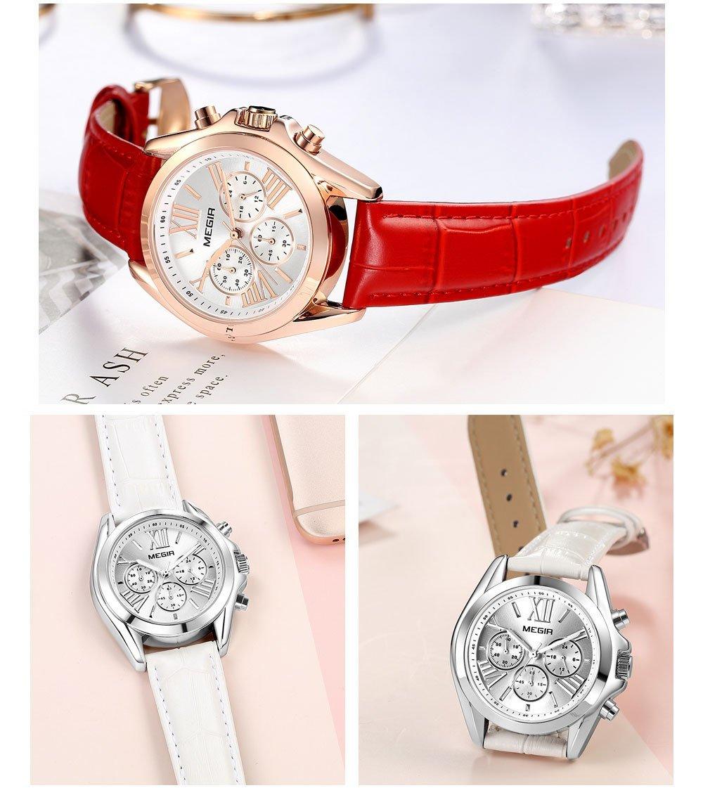 New Luxury White Women Watch Modern Sport Design Quartz Waterproof Wristwatch Business Style For Women