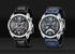 New Men Watch Top Sport Design Waterproof Men Quartz Military Wristwatch  Leather Strap Analog Men Watch