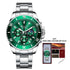 2021 New Men's Elegant Watch Waterproof And Scratch Resistant Stylish Stainless Steel Durable Wrist Watch