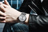 2021 Fashion Luxury Leather Strap Casual Analog Watch Men Stainless Steel Wristwatch Waterproof Watches