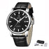 2021 Fashion Luxury Leather Strap Casual Analog Watch Men Stainless Steel Wristwatch Waterproof Watches