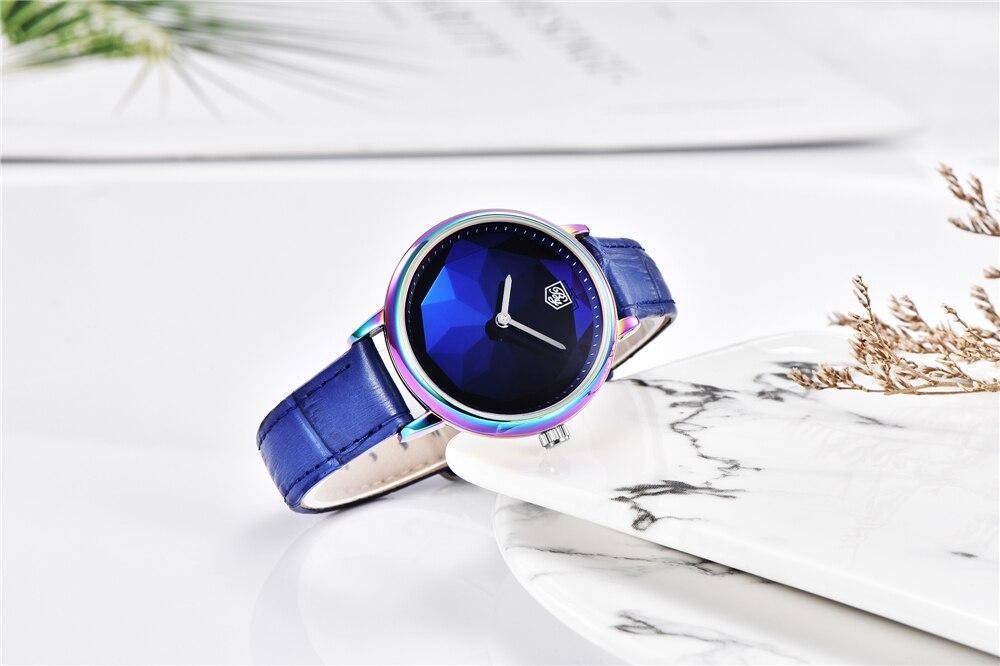 New Fashion Women's Watches Casual Sport Leather Strap Waterproof Analog Quartz Watch