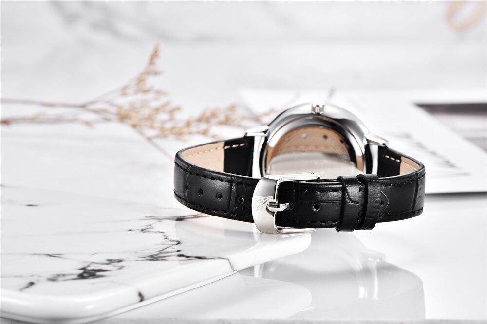 New Fashion Women's Watches Casual Sport Leather Strap Waterproof Analog Quartz Watch