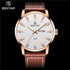 New Black Casual Fashion Simple Men's Watch Analog Quartz Waterproof Luxury Leather Strap Men Elegant Watch