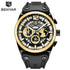 Business Mens Fashion Watches Quartz Silicone Sport Multifunction Watch Men Luxury Waterproof Luminous Hands