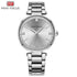 Luxury Crystal Fashion Womens Watch Quartz Analog Waterproof Elegant Stainless Steel Strap Wrist Watch For Women