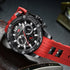 New Fashion Sport Mens Watches Waterproof Silicon Strap Wrist Watch Multifunctional Luminous Hands For Men