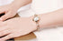 Charming Women Fashion Crystal Watch Elegant Shape Bracelet Strap Luxury Design Quartz Waterproof Womens Wrist Watch