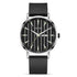 Business Mens Watches Luxury Waterproof Quartz Sport Wristwatches Silicone Strap Classic Black Design