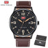 Black Classic Simple Men's Fashion Quartz Watches Modern Round Design Waterproof Wrist Watch For Men