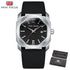 Classic Sport Men's Watch Fashion Round Waterprof Quartz Wrist Watch Elegant Silicone Strap Stylish Design