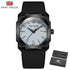 Classic Sport Men's Watch Fashion Round Waterprof Quartz Wrist Watch Elegant Silicone Strap Stylish Design