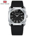 Classic Sport Men's Watch Fashion Round Waterprof Quartz Wrist Watch Elegant Silicone Strap Stylish Design