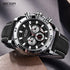 Men's Sports Multifunctional Quartz Watches Elegant Leather Strap Waterproof Modern Wristwatch For Men