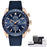 Luxury Men Stainless Steel Quartz Watch Accurate Timing Waterproof Analog Chronograph Men's Quartz Watches