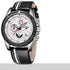 Waterproof Men's Sports  Watch With Leather Transparent Belts, Chronometers Day View Perfect Gift